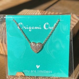 Origami Owl Heart Necklace